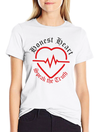 Camiseta Negra Honest Heart Speak the Truth