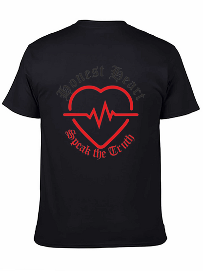 Camiseta Negra Honest Heart Speak the Truth