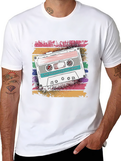 Camiseta Retro con Diseño de Cassette Old-Fashioned Love Songs