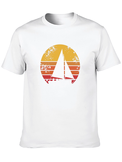 Camiseta Náutica Retro Sunset