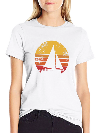 Camiseta Náutica Retro Sunset