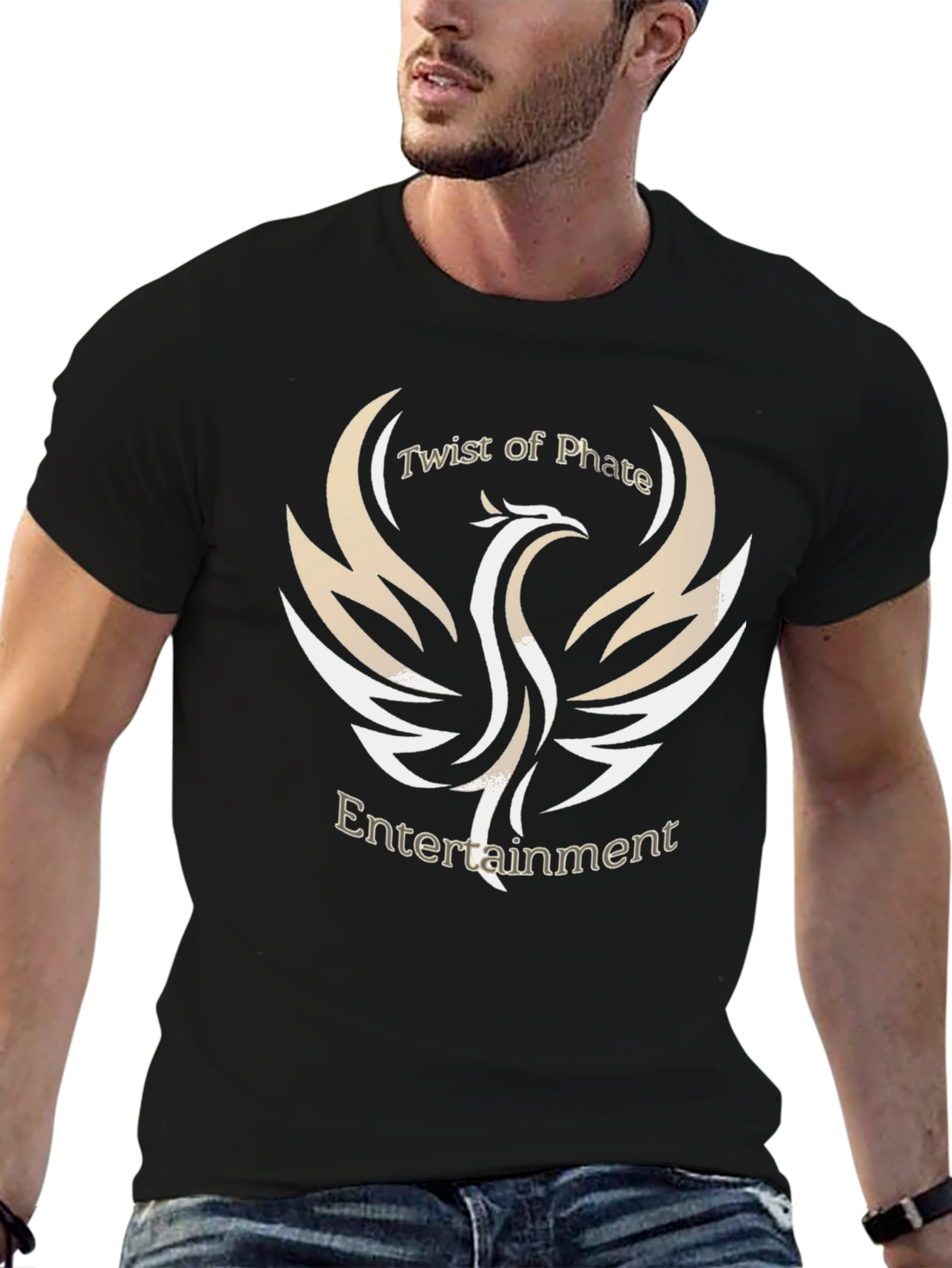 Camiseta Negra Twist of Phate Entertainment