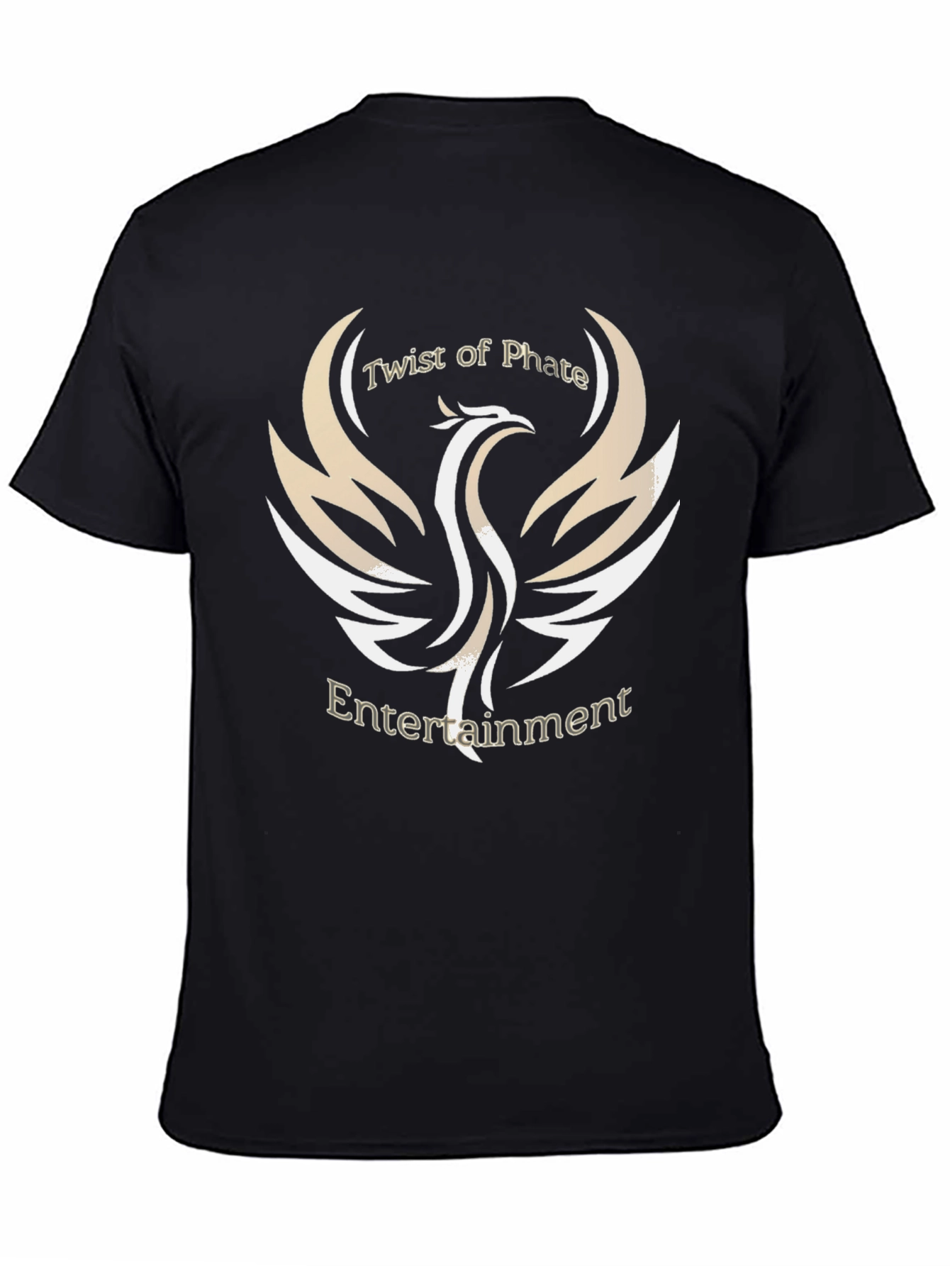 Camiseta Negra Twist of Phate Entertainment