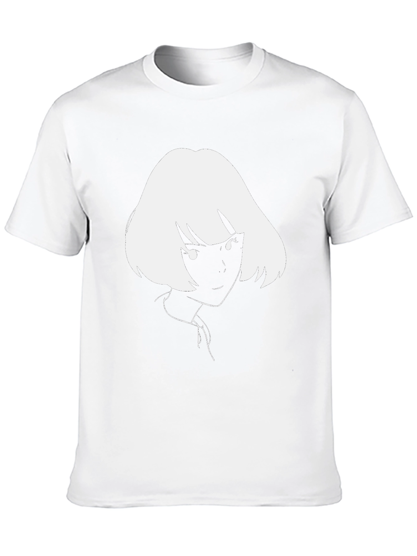 Camiseta Negra con Diseño Anime
