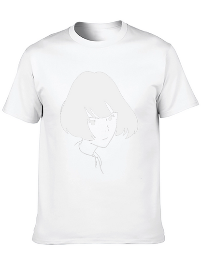 Camiseta Negra con Diseño Anime