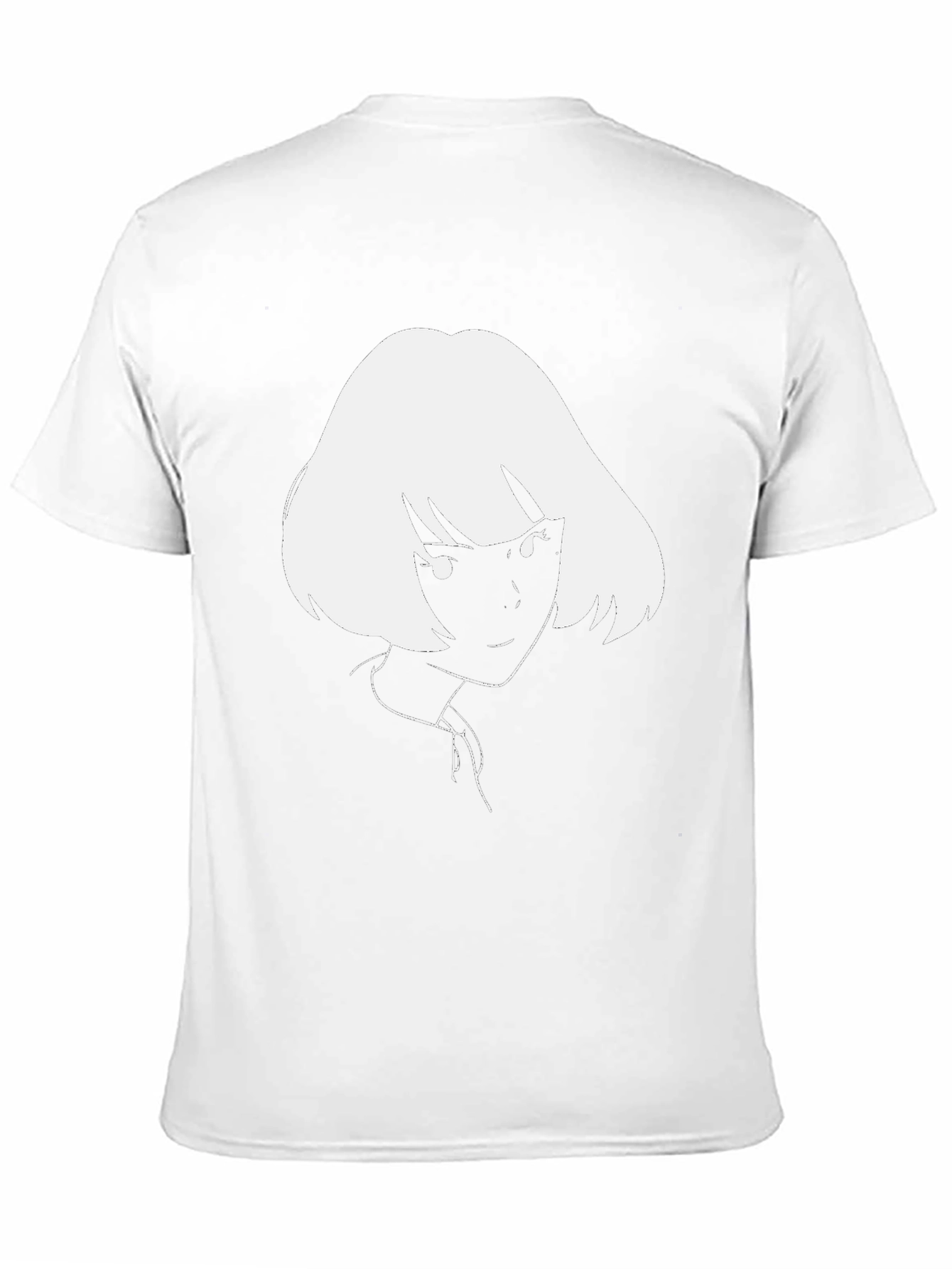 Camiseta Negra con Diseño Anime