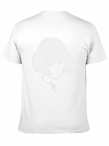 Camiseta Negra con Diseño Anime