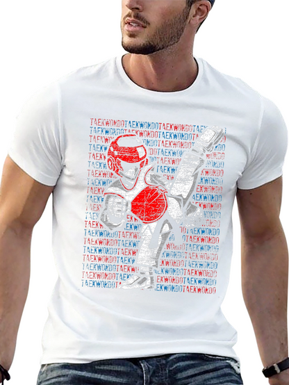 Camiseta Hombre Diseño Taekwondo