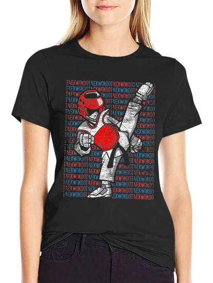 Camiseta Hombre Diseño Taekwondo