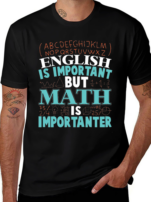 Camiseta Inglés vs Matemáticas