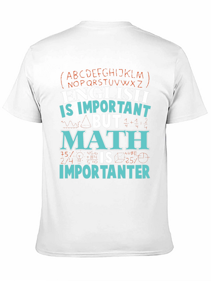 Camiseta Inglés vs Matemáticas