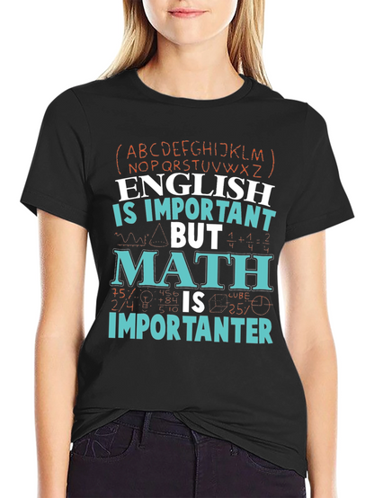 Camiseta Inglés vs Matemáticas