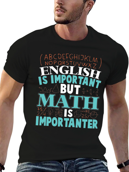 Camiseta Inglés vs Matemáticas