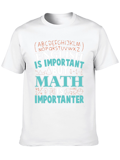 Camiseta Inglés vs Matemáticas