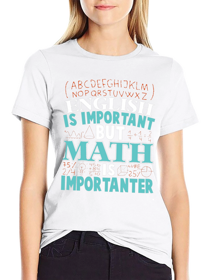 Camiseta Inglés vs Matemáticas
