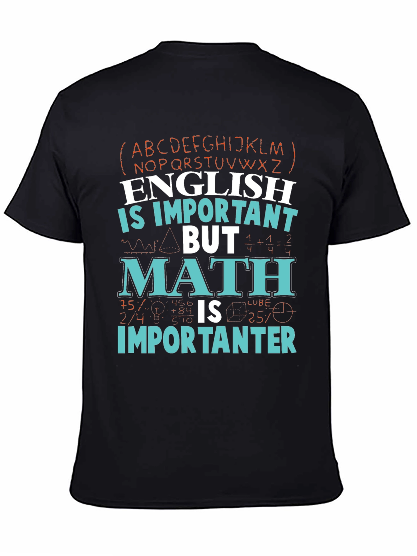 Camiseta Inglés vs Matemáticas