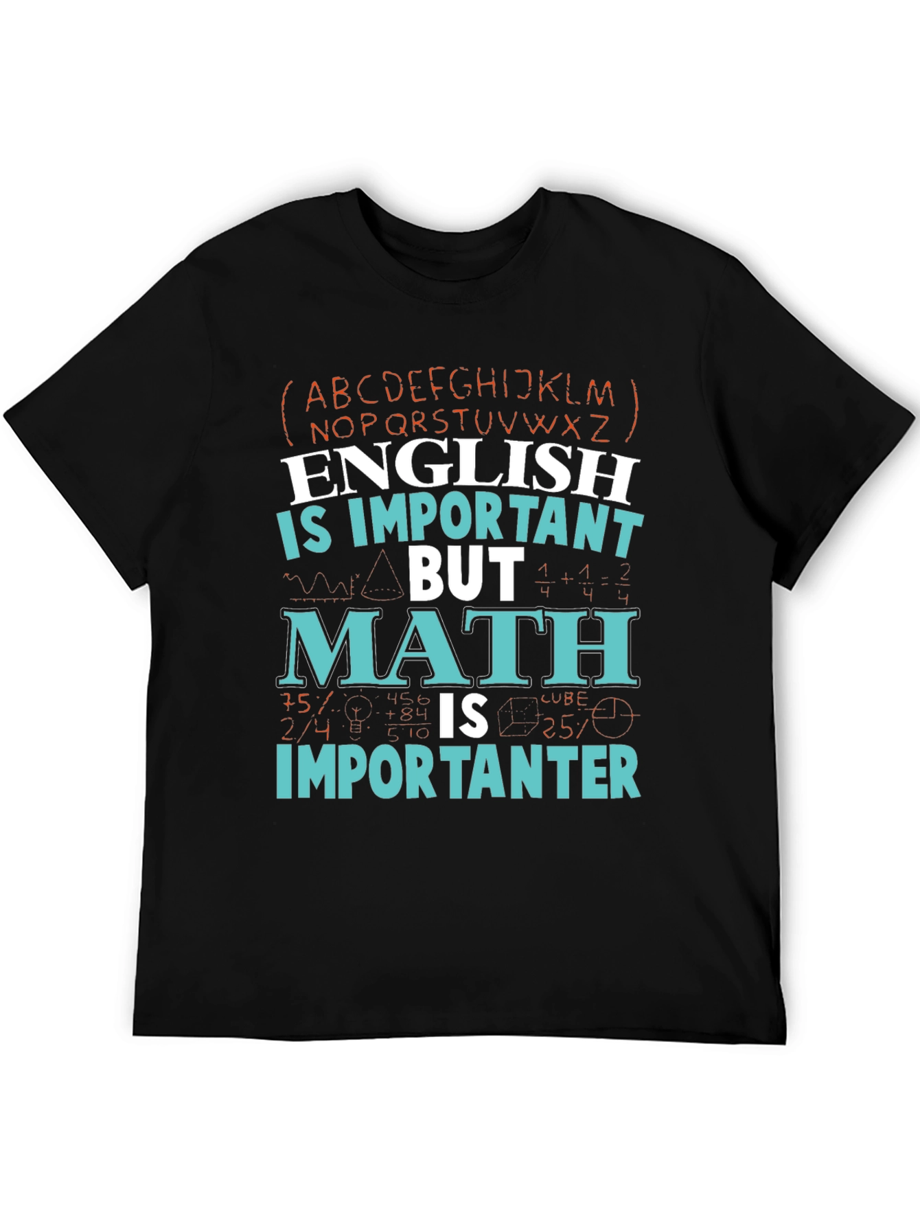 Camiseta Inglés vs Matemáticas