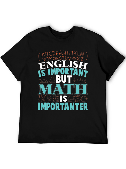 Camiseta Inglés vs Matemáticas