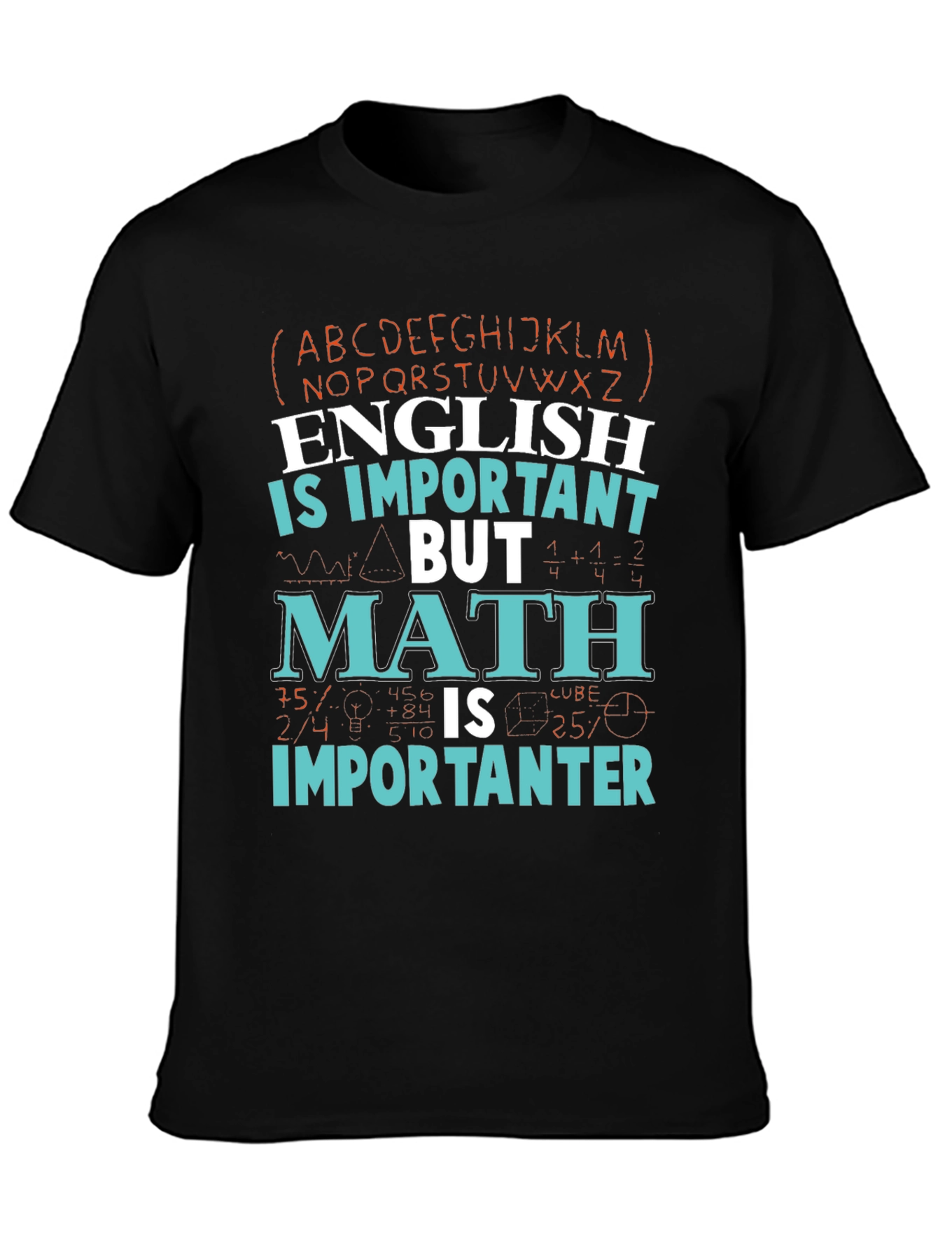 Camiseta Inglés vs Matemáticas