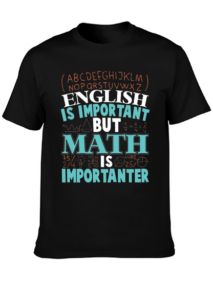 Camiseta Inglés vs Matemáticas