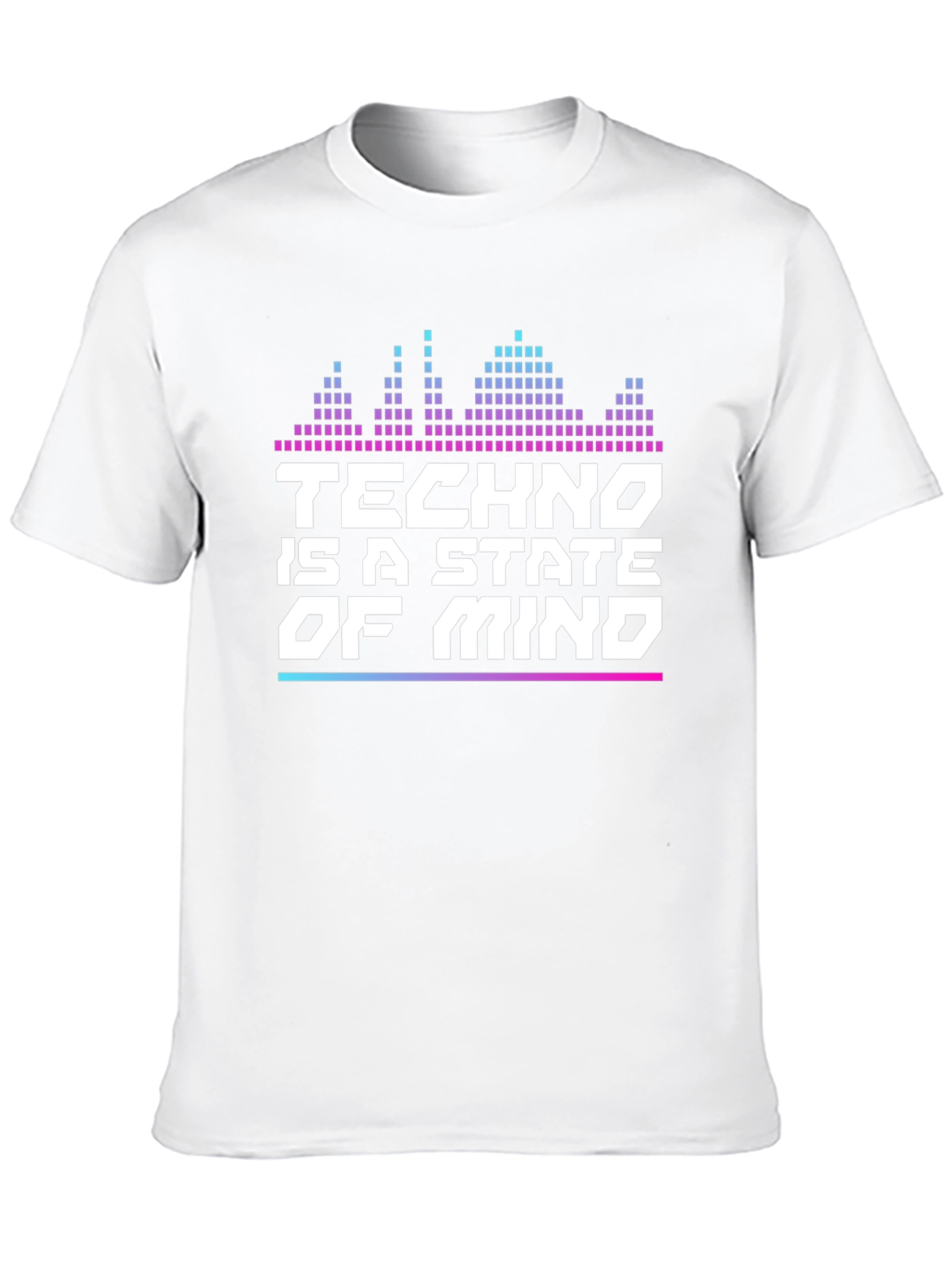 Camiseta Negra Techno is a State of Mind