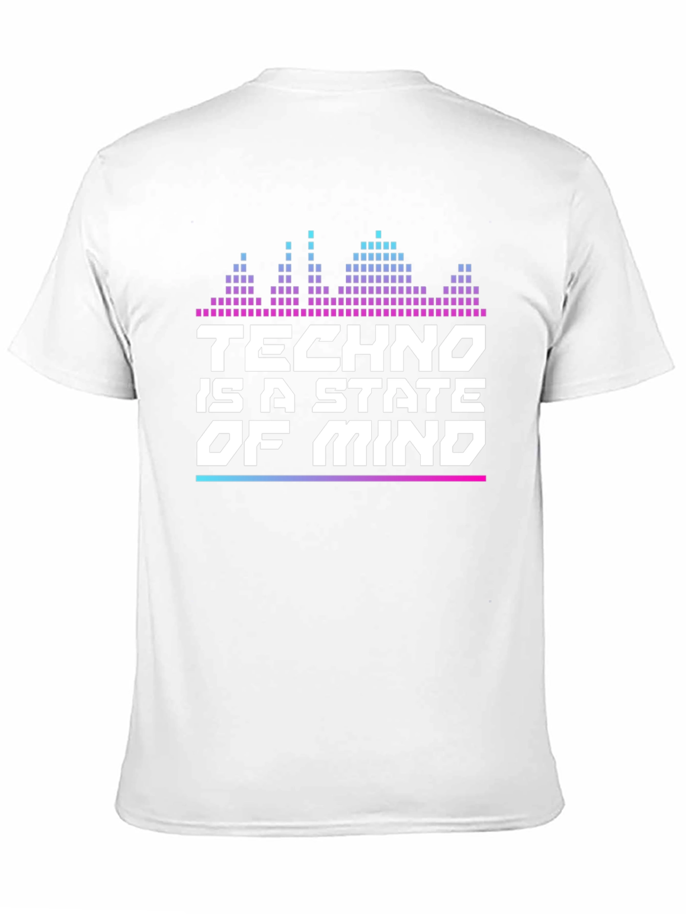 Camiseta Negra Techno is a State of Mind
