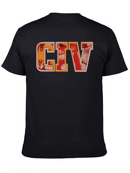 Camiseta Negra con Diseño CIV