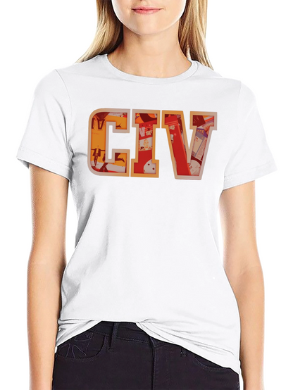 Camiseta Negra con Diseño CIV