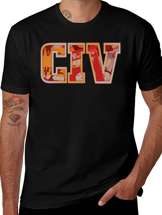 Camiseta Negra con Diseño CIV