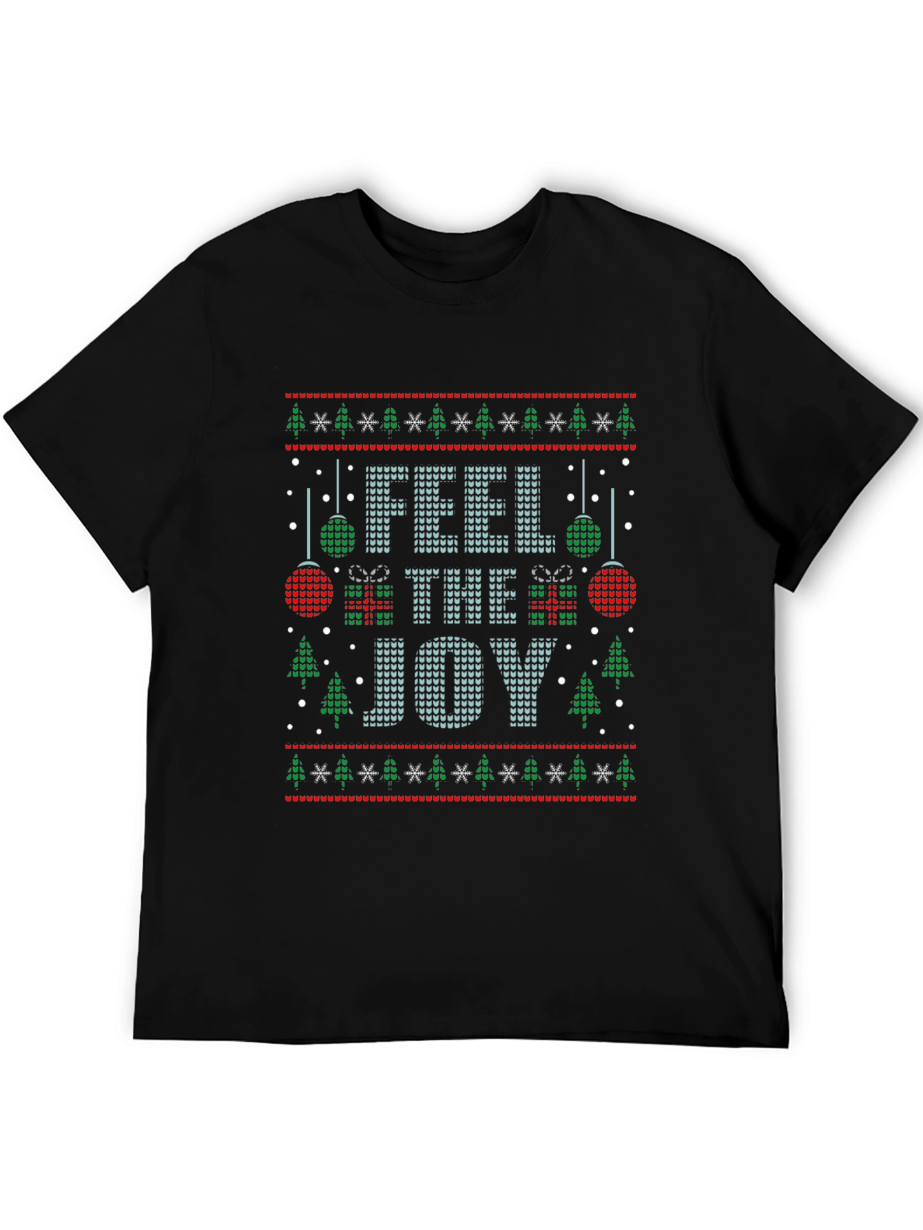 Camiseta Navideña Feel the Joy para Hombre
