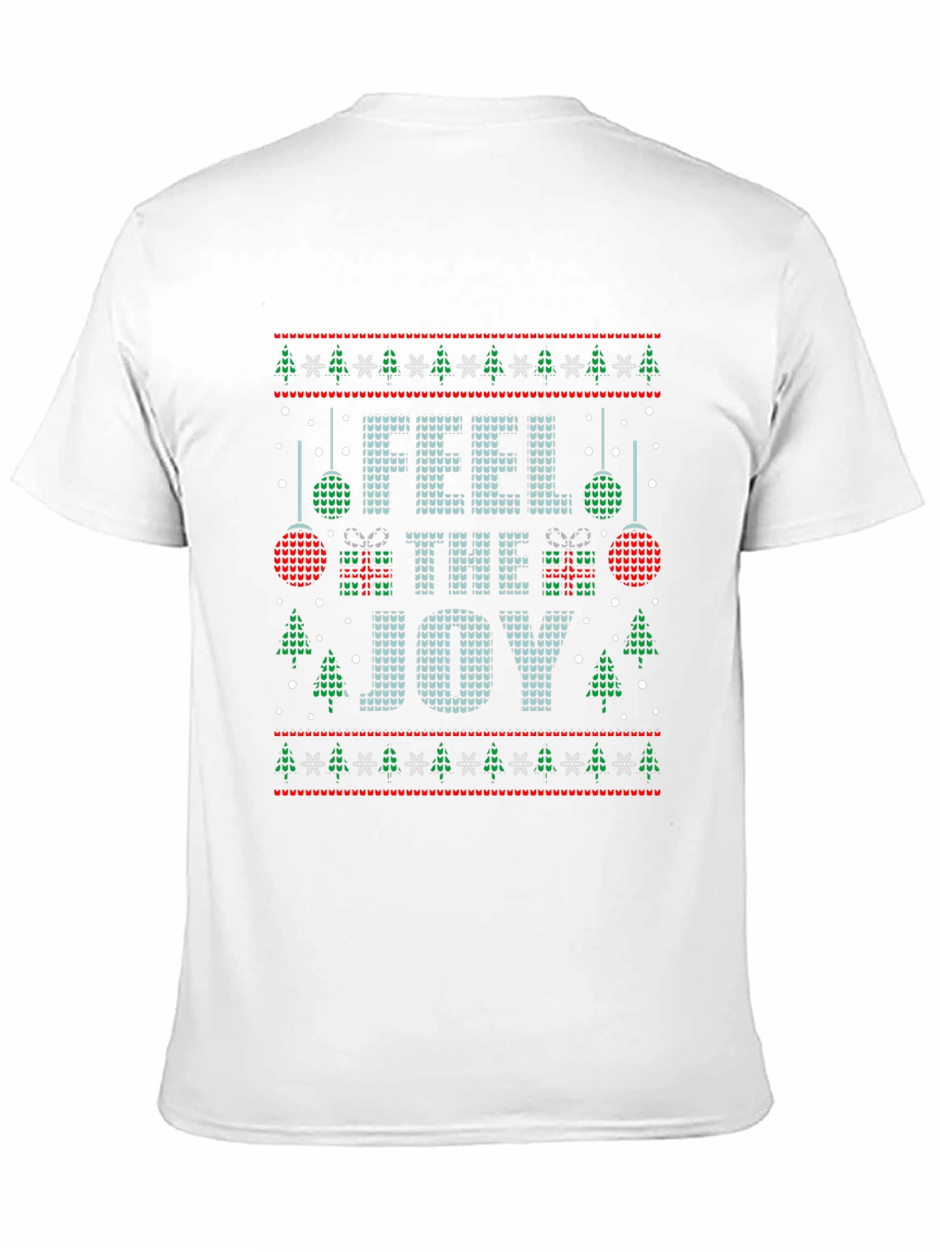 Camiseta Navideña Feel the Joy para Hombre