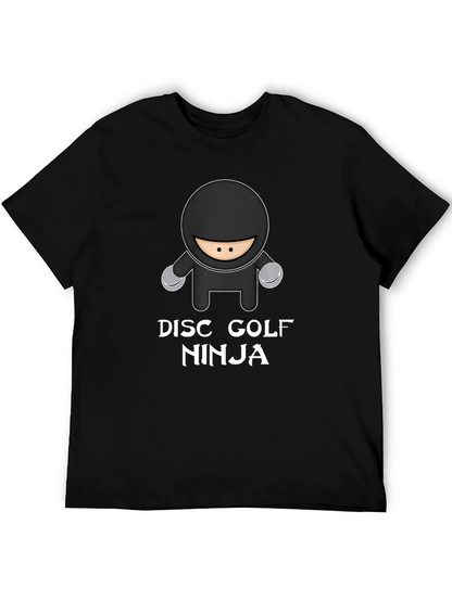 Camiseta Negra Ninja Golf de Disco
