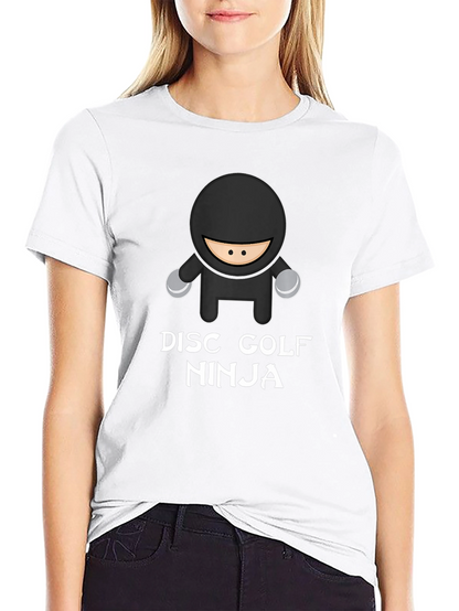 Camiseta Negra Ninja Golf de Disco