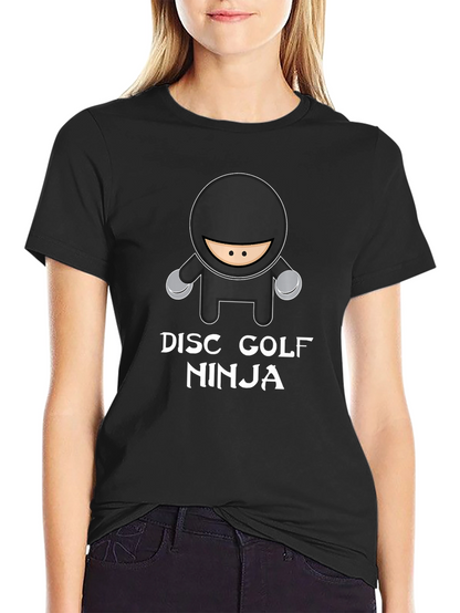 Camiseta Negra Ninja Golf de Disco