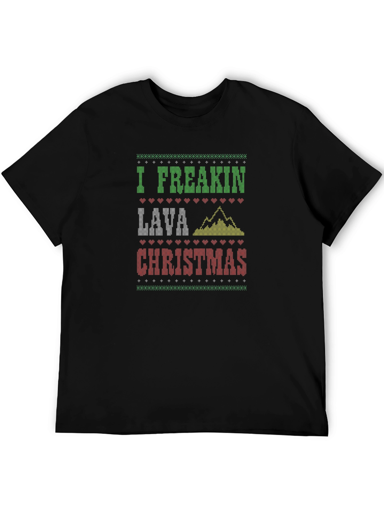 Camiseta Navideña Divertida Lava Christmas