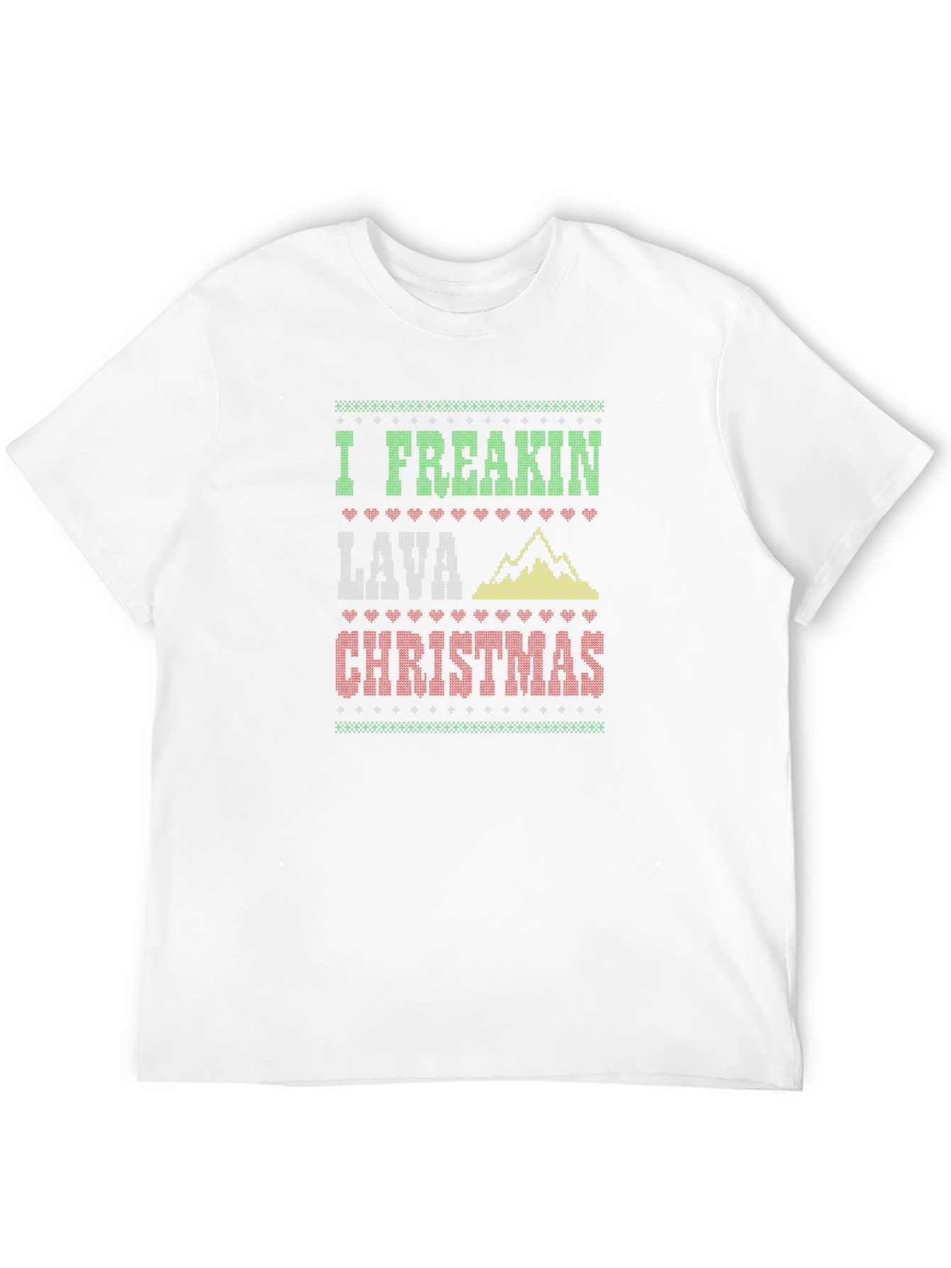 Camiseta Navideña Divertida Lava Christmas