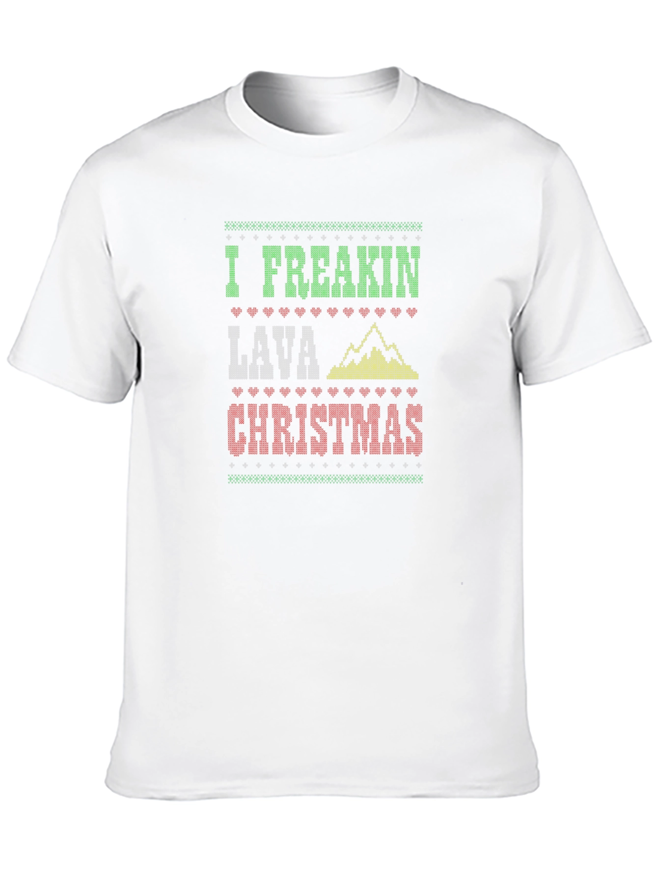 Camiseta Navideña Divertida Lava Christmas