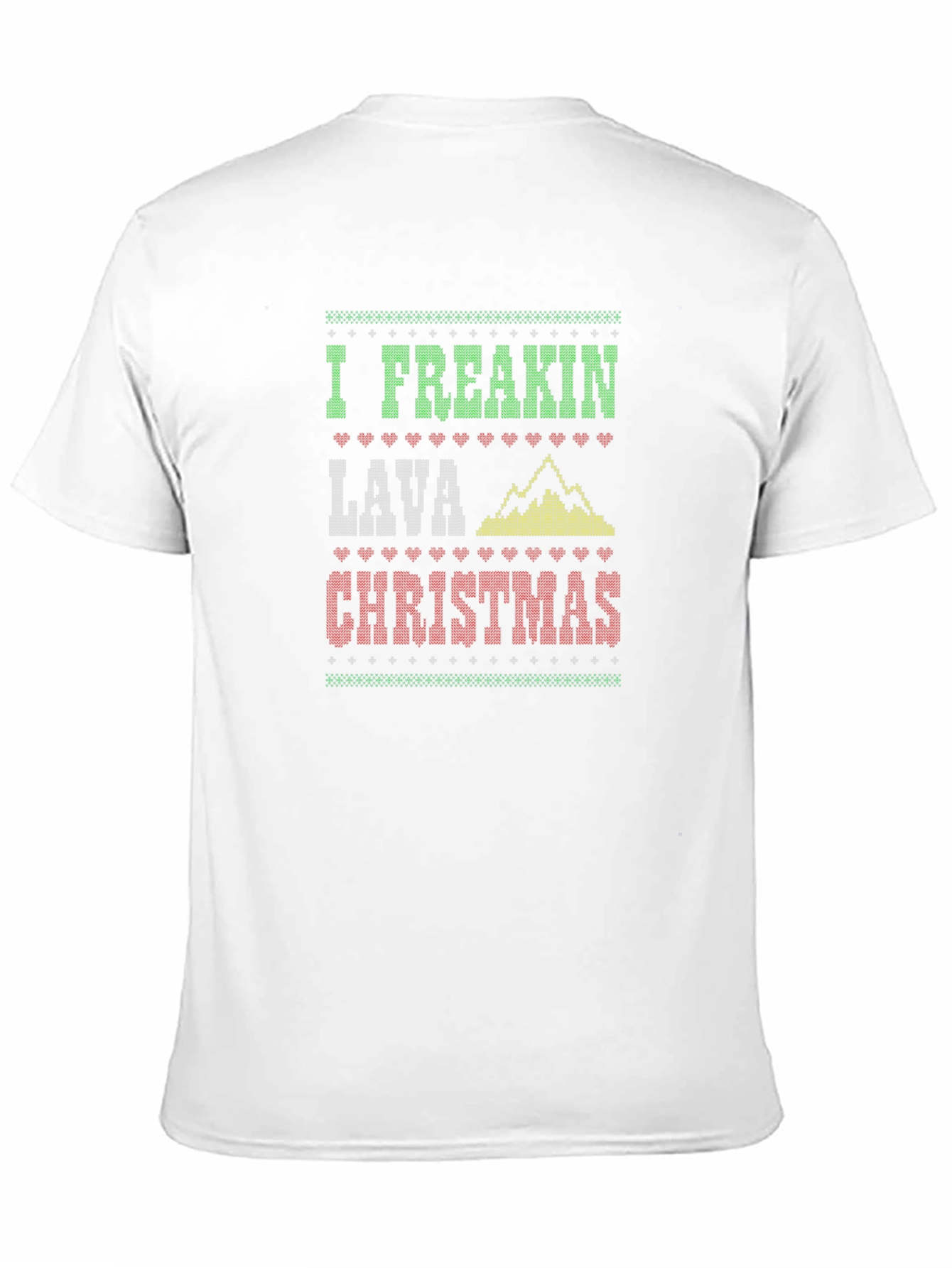 Camiseta Navideña Divertida Lava Christmas