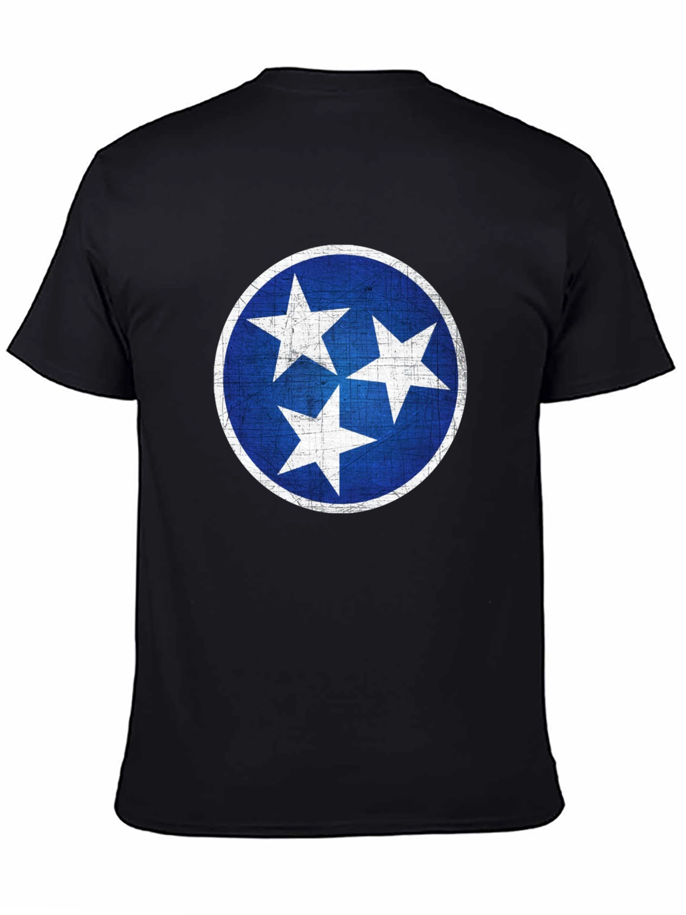 Camiseta Hombre Negra con Diseño Tennessee Stars