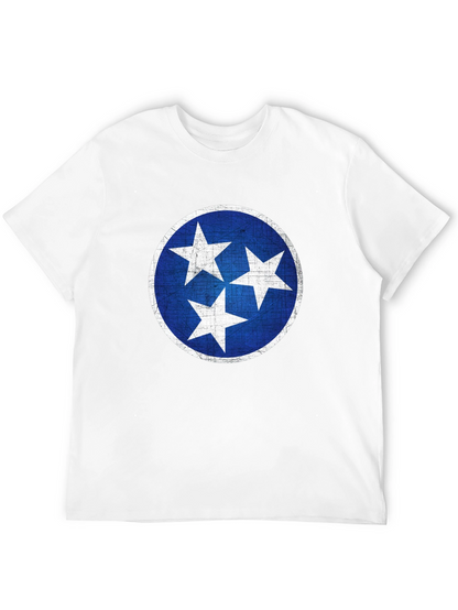 Camiseta Hombre Negra con Diseño Tennessee Stars