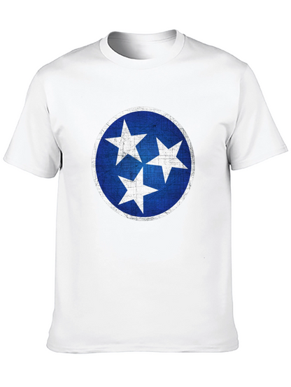 Camiseta Hombre Negra con Diseño Tennessee Stars