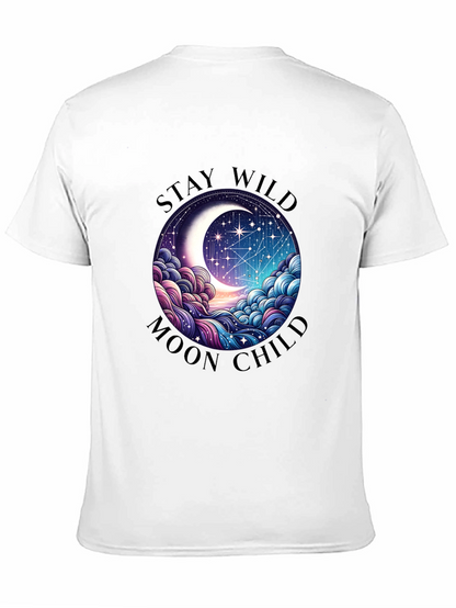 Camiseta Negra Stay Wild Moon Child