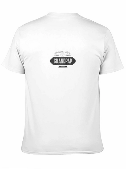 Camiseta Negra Grandpap Estilo Auténtico para Hombre
