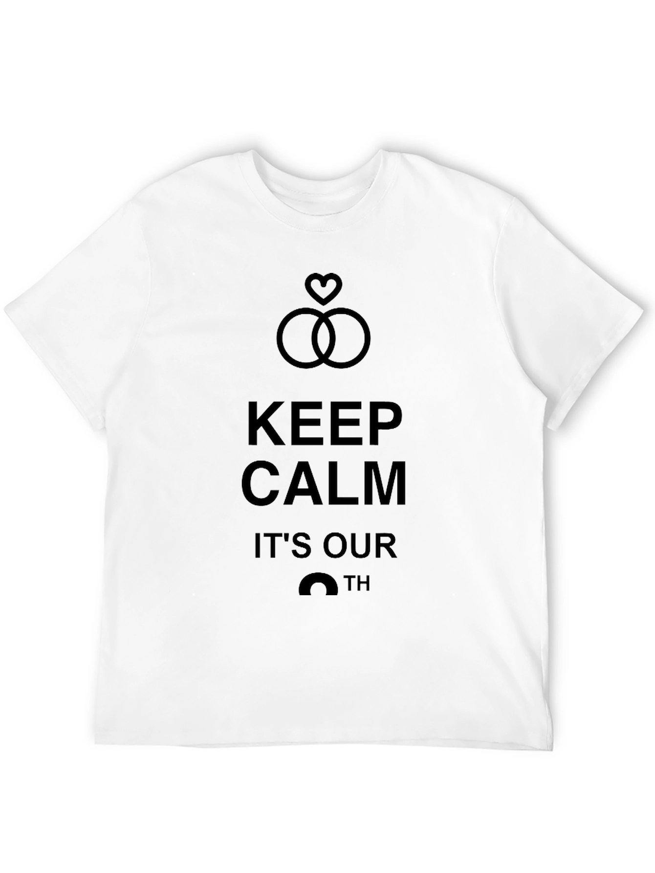 Camiseta Negra Aniversario Keep Calm