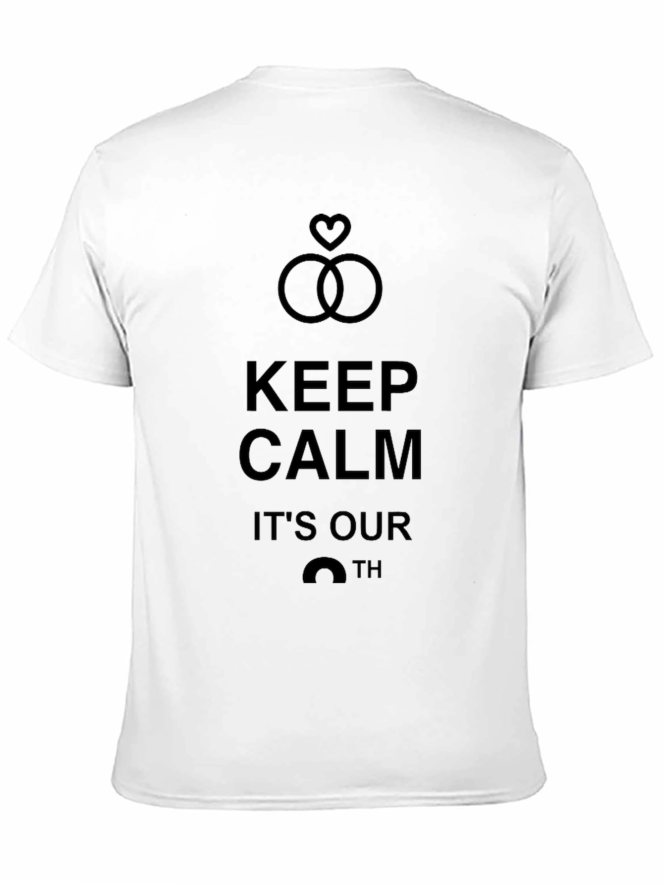 Camiseta Negra Aniversario Keep Calm