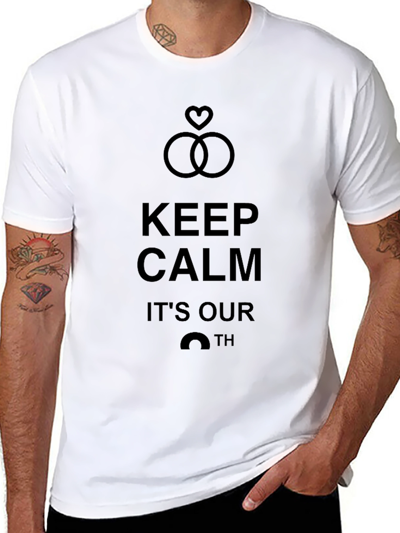 Camiseta Negra Aniversario Keep Calm