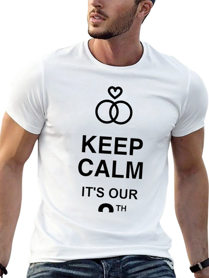 Camiseta Negra Aniversario Keep Calm