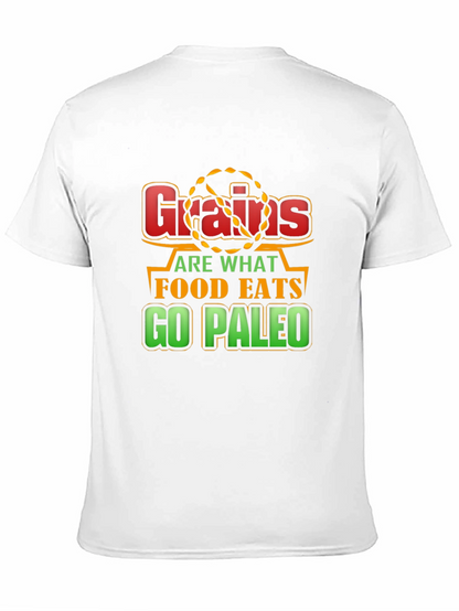 Camiseta Negra Grains are what food eats