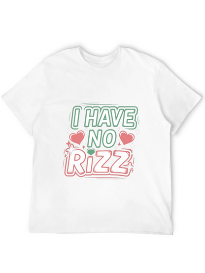 Camiseta Negra I Have No Rizz Divertida