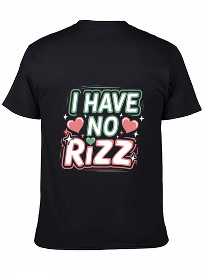 Camiseta Negra I Have No Rizz Divertida